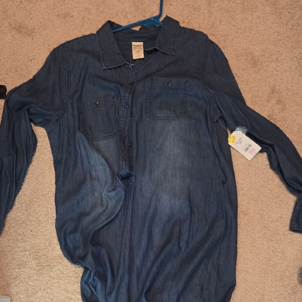 Denim Long Sleeve Shirt